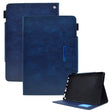 For Amazon Fire Max 11 2023 Suede Cross Texture Magnetic Clasp Leather Tablet Case(Blue) - Amazon by PMC TechLife | Online Shopping South Africa | PMC TechLife | Buy Now Pay Later Mobicred