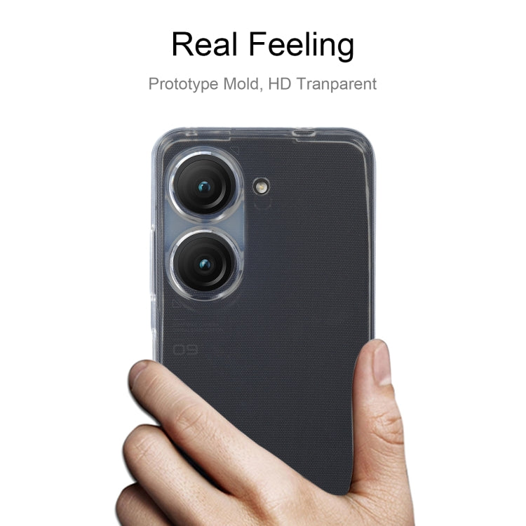 For Asus Zenfone 10 / 9 TPU Ultra-Thin Transparent Phone Case