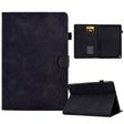 For Amazon Fire Max 11 2023 Embossed Smile Flip Smart Leather Tablet Case(Black) - Amazon by PMC TechLife | Online Shopping South Africa | PMC TechLife | Buy Now Pay Later Mobicred