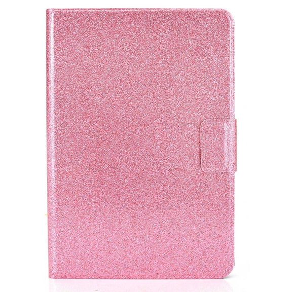 For Amazon Fire Max 11 2023 Glitter Powder Smart Leather Tablet Case(Pink)