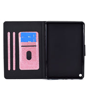 For Amazon Fire Max 11 2023 Glitter Powder Smart Leather Tablet Case(Pink)