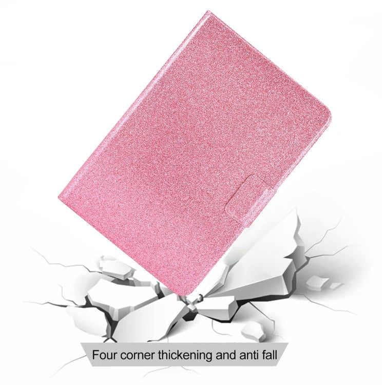 For Amazon Fire Max 11 2023 Glitter Powder Smart Leather Tablet Case(Pink)