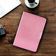 For Amazon Fire Max 11 2023 Glitter Powder Smart Leather Tablet Case(Pink)