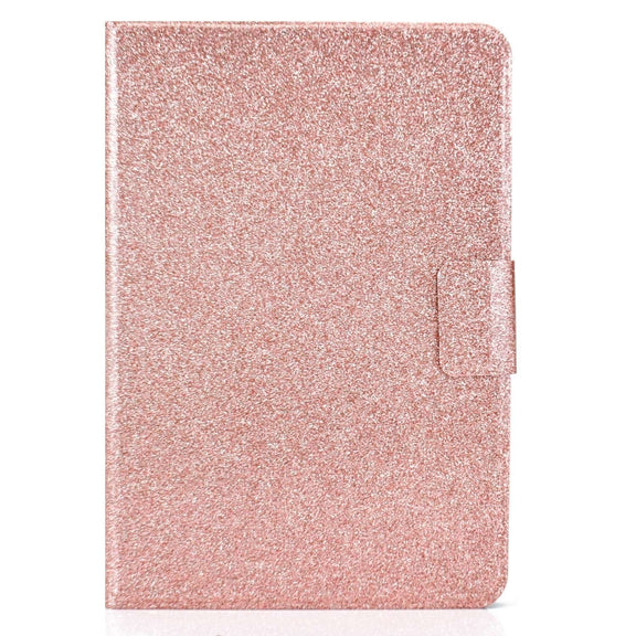 For Amazon Fire Max 11 2023 Glitter Powder Smart Leather Tablet Case(Rose Gold)