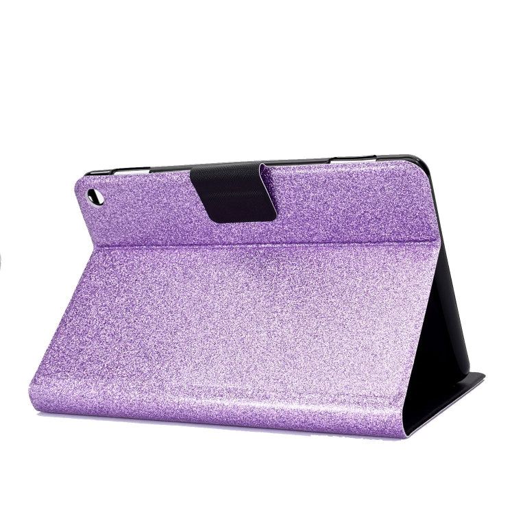 For Amazon Fire Max 11 2023 Glitter Powder Smart Leather Tablet Case(Purple)