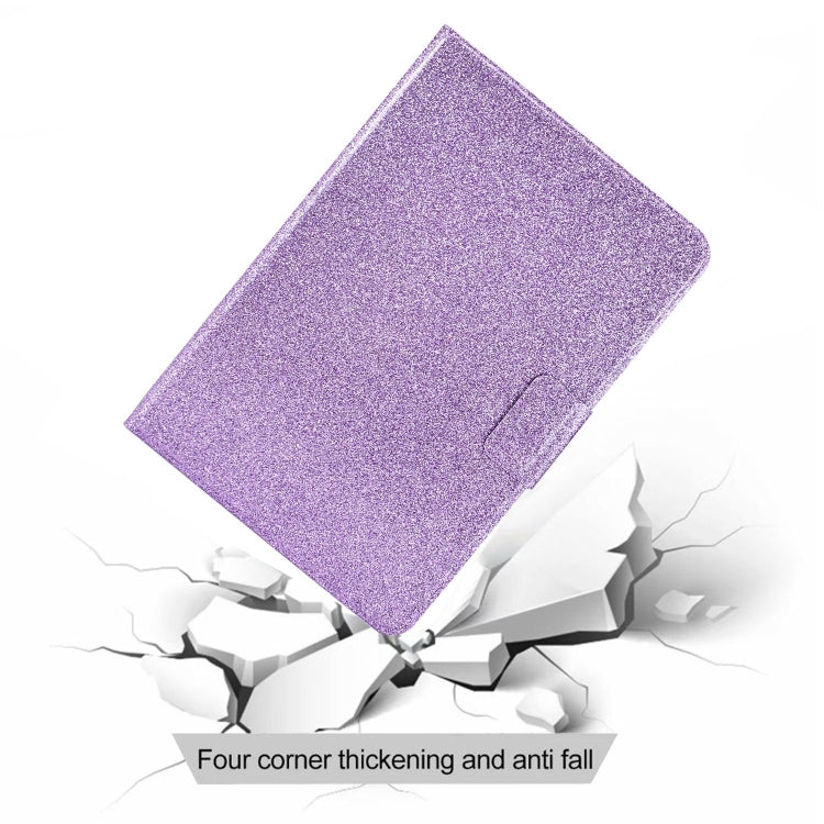 For Amazon Fire Max 11 2023 Glitter Powder Smart Leather Tablet Case(Purple)