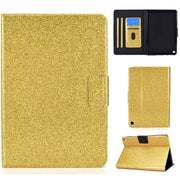 For Amazon Fire Max 11 2023 Glitter Powder Smart Leather Tablet Case(Gold)