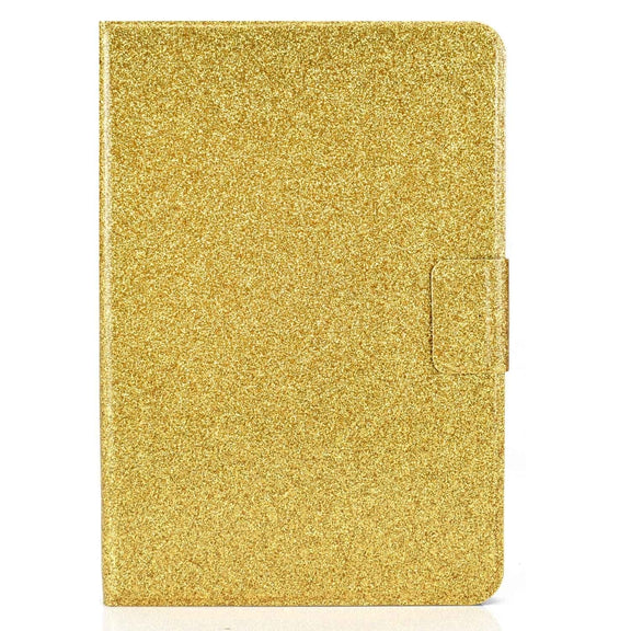 For Amazon Fire Max 11 2023 Glitter Powder Smart Leather Tablet Case(Gold)