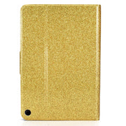 For Amazon Fire Max 11 2023 Glitter Powder Smart Leather Tablet Case(Gold)