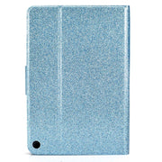 For Amazon Fire Max 11 2023 Glitter Powder Smart Leather Tablet Case(Blue)