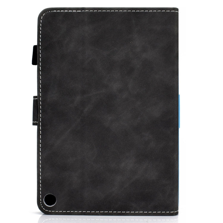For Amazon Fire Max 11 2023 Cowhide Texture Smart Leather Tablet Case(Black)