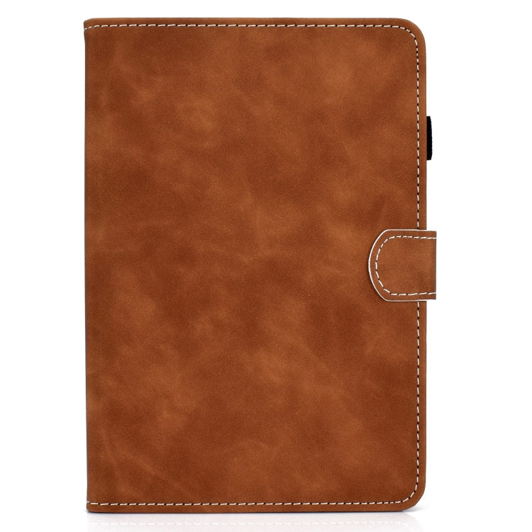 For Amazon Fire Max 11 2023 Cowhide Texture Smart Leather Tablet Case(Brown)