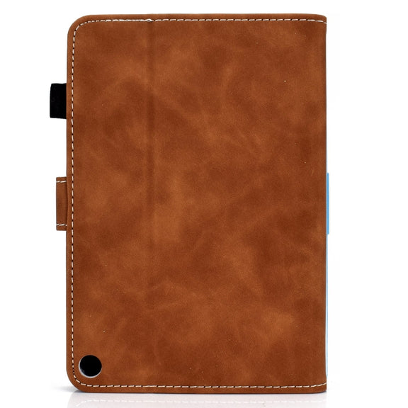 For Amazon Fire Max 11 2023 Cowhide Texture Smart Leather Tablet Case(Brown)