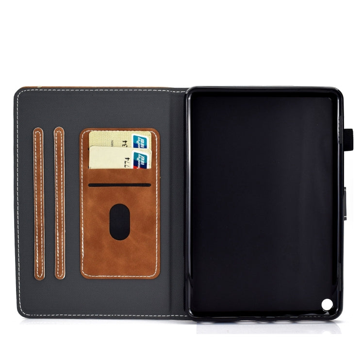 For Amazon Fire Max 11 2023 Cowhide Texture Smart Leather Tablet Case(Brown)