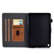 For Amazon Fire Max 11 2023 Cowhide Texture Smart Leather Tablet Case(Brown)