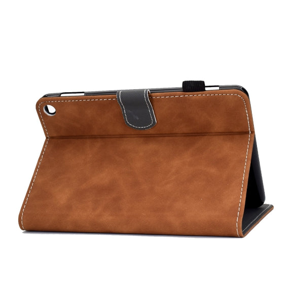 For Amazon Fire Max 11 2023 Cowhide Texture Smart Leather Tablet Case(Brown)