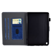 For Amazon Fire Max 11 2023 Cowhide Texture Smart Leather Tablet Case(Blue)
