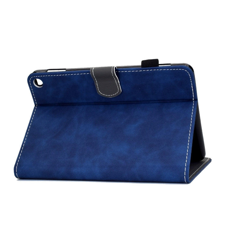 For Amazon Fire Max 11 2023 Cowhide Texture Smart Leather Tablet Case(Blue)