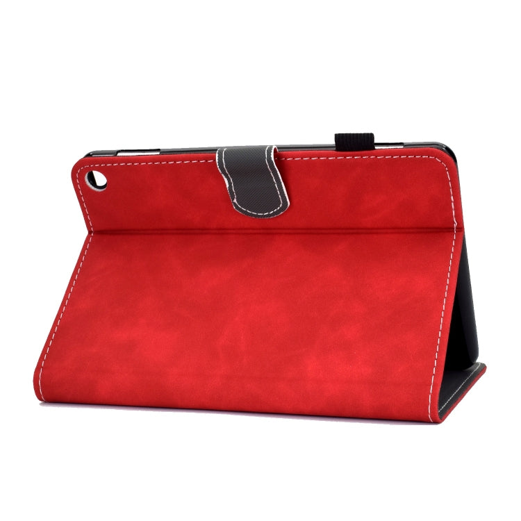 For Amazon Fire Max 11 2023 Cowhide Texture Smart Leather Tablet Case(Red)