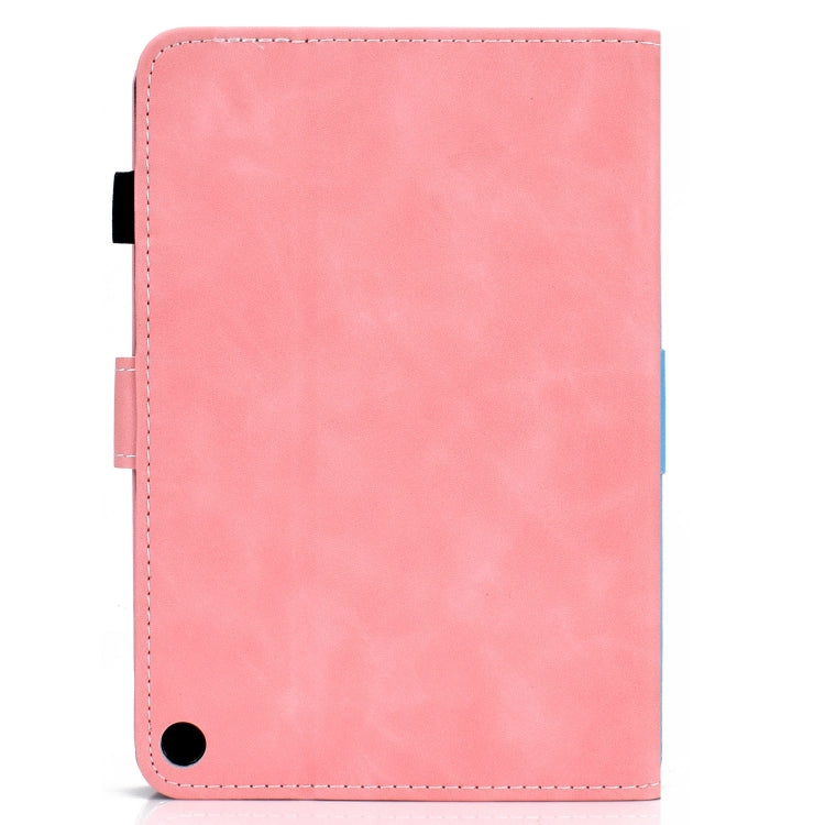 For Amazon Fire Max 11 2023 Cowhide Texture Smart Leather Tablet Case(Pink)