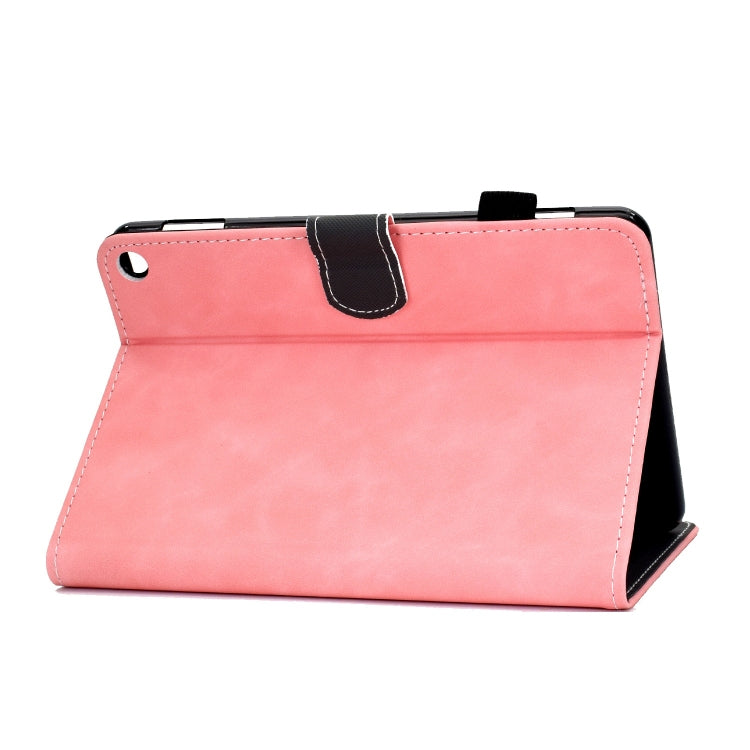 For Amazon Fire Max 11 2023 Cowhide Texture Smart Leather Tablet Case(Pink)