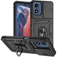 For Motorola Moto G Play 5G 2024 Sliding Camshield Holder Phone Case(Black) - Motorola Cases by PMC Jewellery | Online Shopping South Africa | PMC Jewellery | Buy Now Pay Later Mobicred