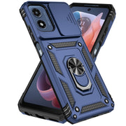 For Motorola Moto G Play 5G 2024 Sliding Camshield Holder Phone Case(Blue)