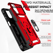 For Motorola Moto G22 5G / Moto G Play 2024 Sliding Camshield Holder Phone Case(Red)