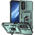 For Samsung Galaxy A24 Sliding Camshield Holder Phone Case(Dark Green) - Galaxy Phone Cases by PMC TechLife | Online Shopping South Africa | PMC TechLife