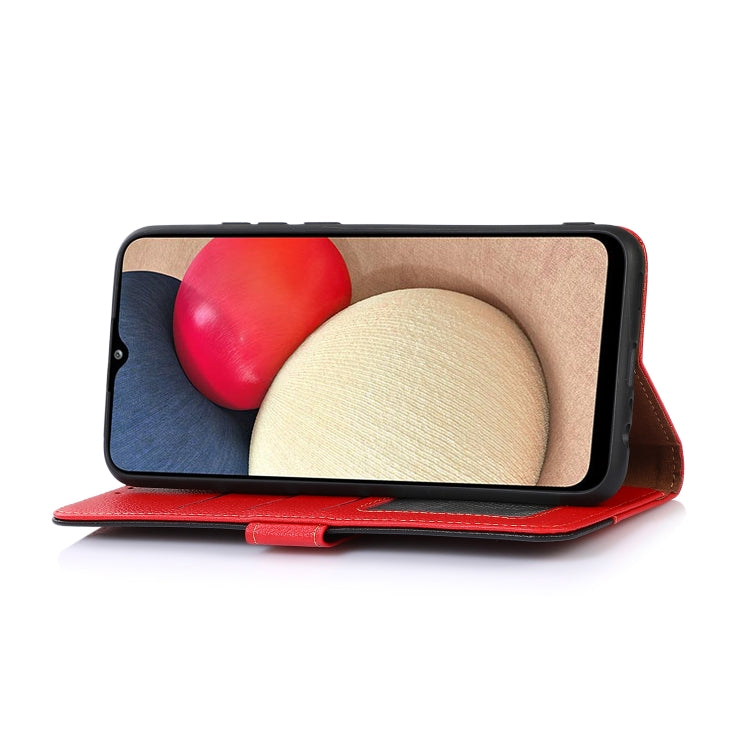 For iPhone 16 Pro KHAZNEH Litchi Texture Leather RFID Phone Case(Red)