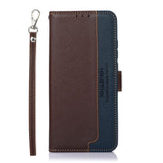 For iPhone 17 KHAZNEH Litchi Texture Leather RFID Phone Case(Brown)