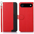 For iPhone 17 Air KHAZNEH Litchi Texture Leather RFID Phone Case(Red) - free shipping - PMc TechLife - Order now!
