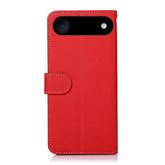 For iPhone 17 Air KHAZNEH Litchi Texture Leather RFID Phone Case(Red)