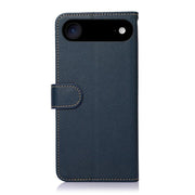 For iPhone 17 Air KHAZNEH Litchi Texture Leather RFID Phone Case(Blue)