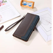 For iPhone 17 Pro KHAZNEH Litchi Texture Leather RFID Phone Case(Brown)