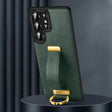 For Samsung Galaxy S25 Ultra 5G SULADA PC Hybrid Leather Texture Skin Feel Shockproof Phone Case(Green) - Galaxy S25 Ultra 5G Cases by SULADA | Online Shopping South Africa | PMC Jewellery | Buy Now Pay Later Mobicred