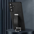 For Samsung Galaxy S25 5G SULADA PC Hybrid Leather Texture Skin Feel Shockproof Phone Case(Black) - free shipping - PMC Jewellery - Order now!