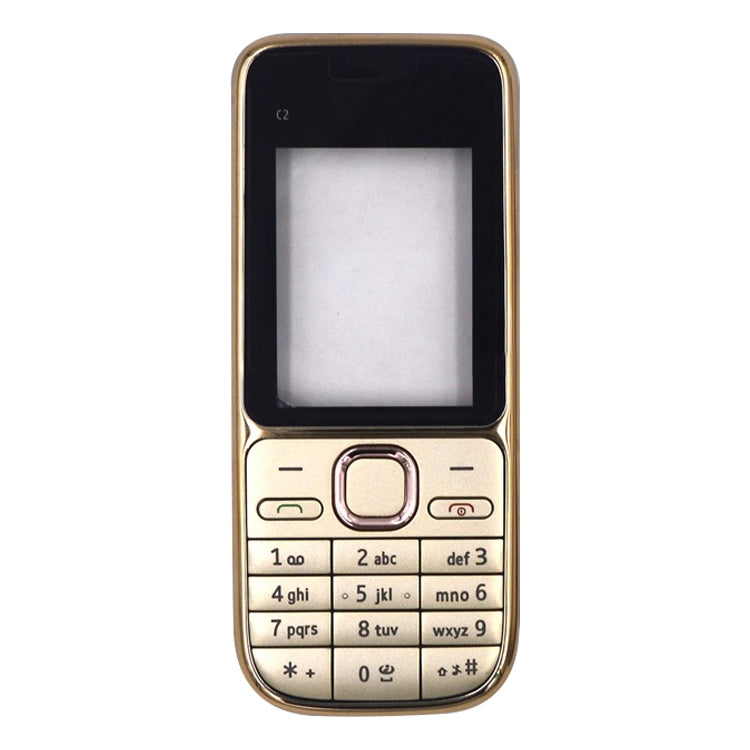 For Nokia c2-01 Full Housing Cover(Gold)