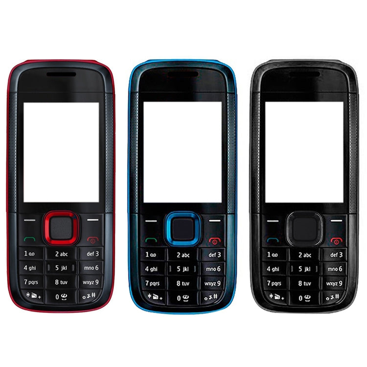 For Nokia 5130XM Full Housing Cover(Red)