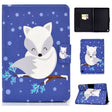 For Amazon Fire Max 11 2023 Colored Drawing Smart Leather Tablet Case(Arctic Fox) - Amazon by PMC TechLife | Online Shopping South Africa | PMC TechLife | Buy Now Pay Later Mobicred
