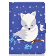 For Amazon Fire Max 11 2023 Colored Drawing Smart Leather Tablet Case(Arctic Fox)