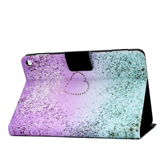 For Amazon Fire Max 11 2023 Colored Drawing Smart Leather Tablet Case(Love Quicksand)