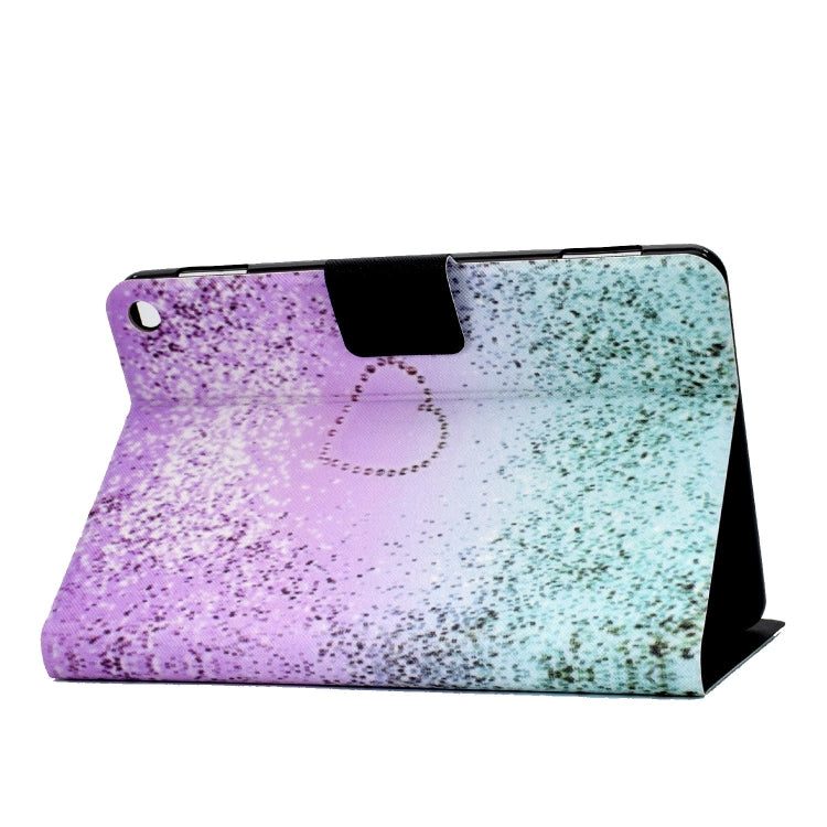 For Amazon Fire Max 11 2023 Colored Drawing Smart Leather Tablet Case(Love Quicksand)