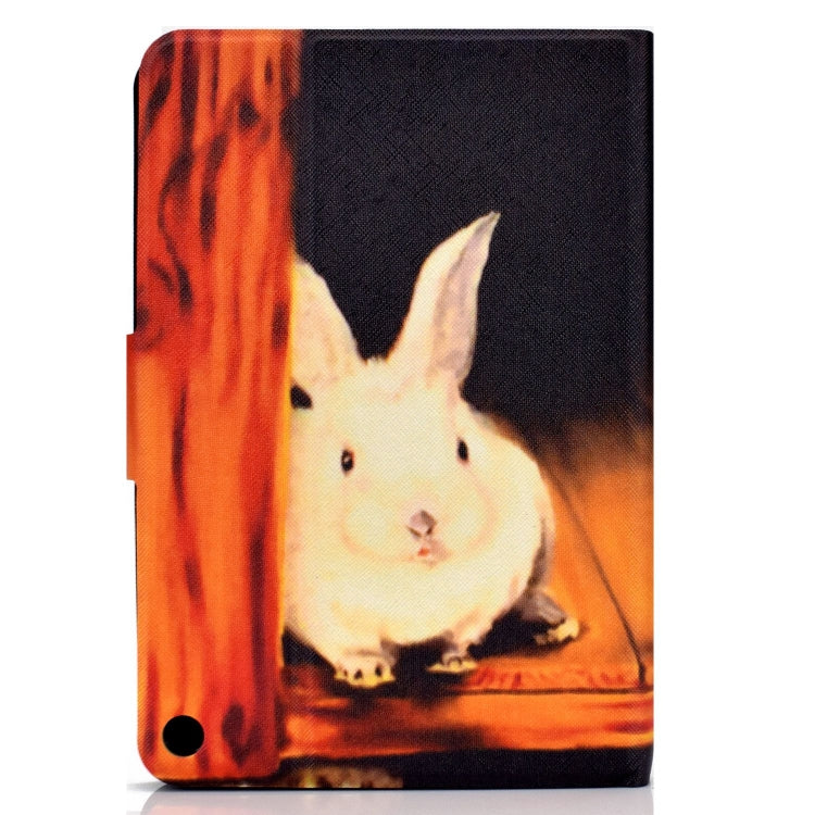 For Amazon Fire Max 11 2023 Colored Drawing Smart Leather Tablet Case(Bugs Bunny)