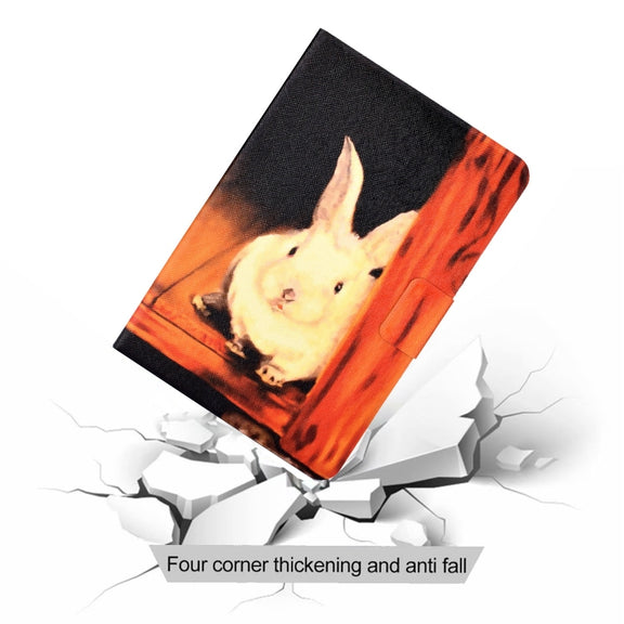 For Amazon Fire Max 11 2023 Colored Drawing Smart Leather Tablet Case(Bugs Bunny)