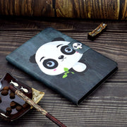 For Amazon Fire Max 11 2023 Colored Drawing Smart Leather Tablet Case(Big Head Bear)