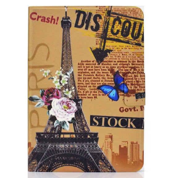 For Amazon Fire Max 11 2023 Colored Drawing Smart Leather Tablet Case(Tower)