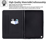 For Amazon Fire Max 11 2023 Colored Drawing Smart Leather Tablet Case(Dragonfly)