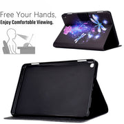 For Amazon Fire Max 11 2023 Colored Drawing Smart Leather Tablet Case(Dragonfly)