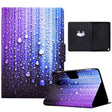 For Amazon Fire Max 11 2023 Colored Drawing Smart Leather Tablet Case(Waterdrop) - Amazon by PMC TechLife | Online Shopping South Africa | PMC TechLife | Buy Now Pay Later Mobicred